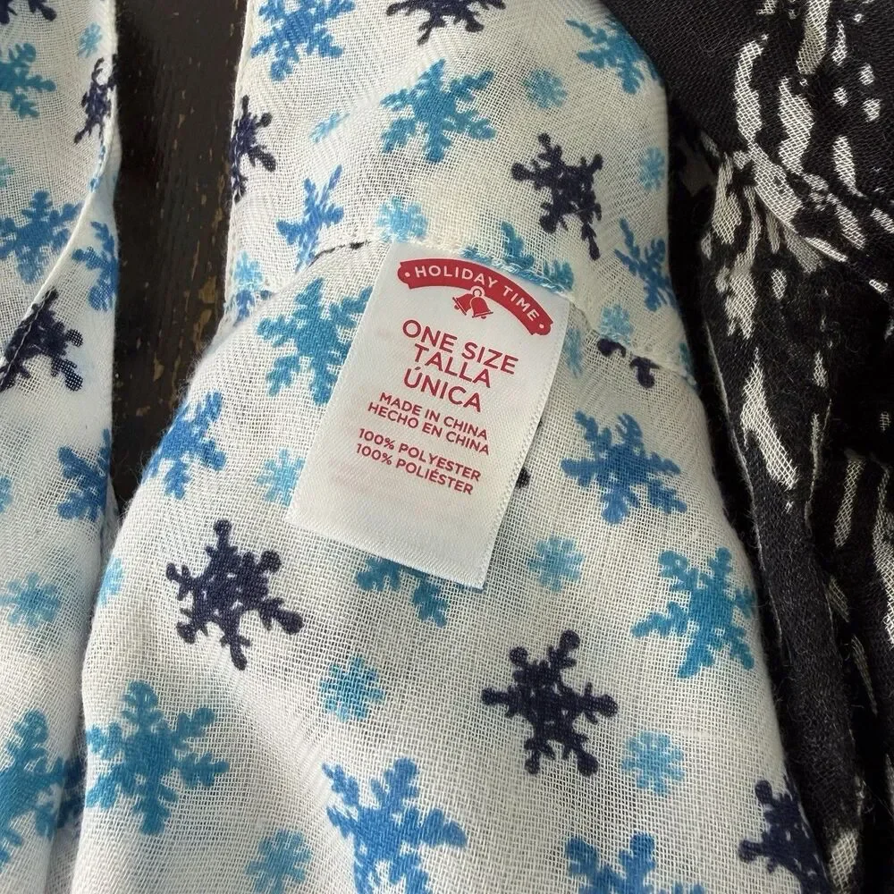 4 Scarves Vintage Scarf Lot Italy 27x90 Beau Brummell Holiday Time Chiffon 68x64
